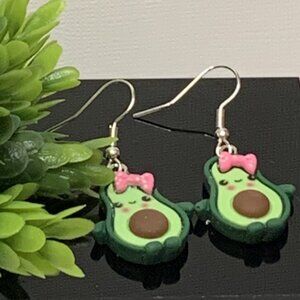 Avocado Earring, Funny Food Earring, Gift Idea, Cooking Earring, Chef Earring,